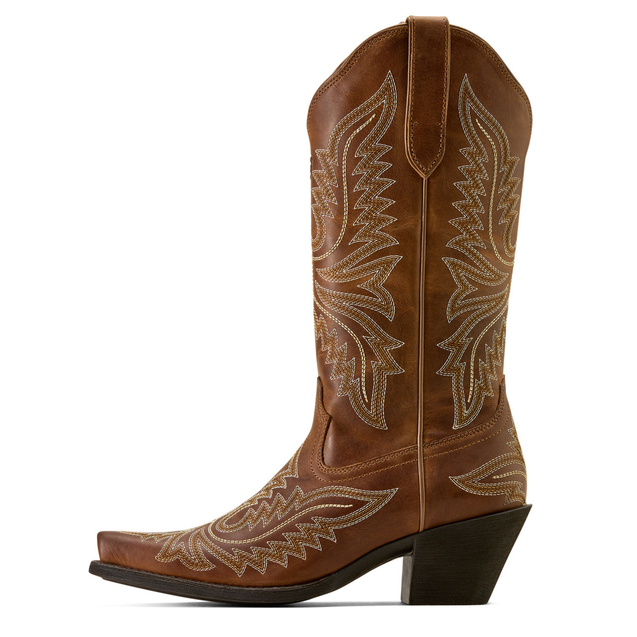 Ariat Ladies Round Up Collins Smoked Wheat Brown Western Boot 10074336