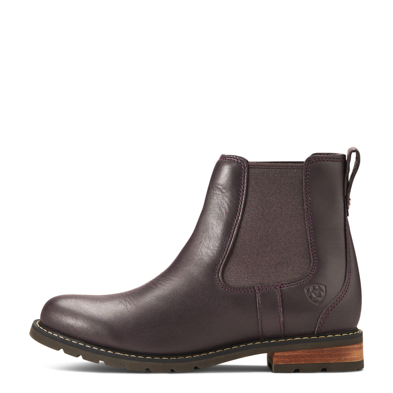 Ariat Ladies Wexford Waterproof Chelsea Cordovan Boot 10024996