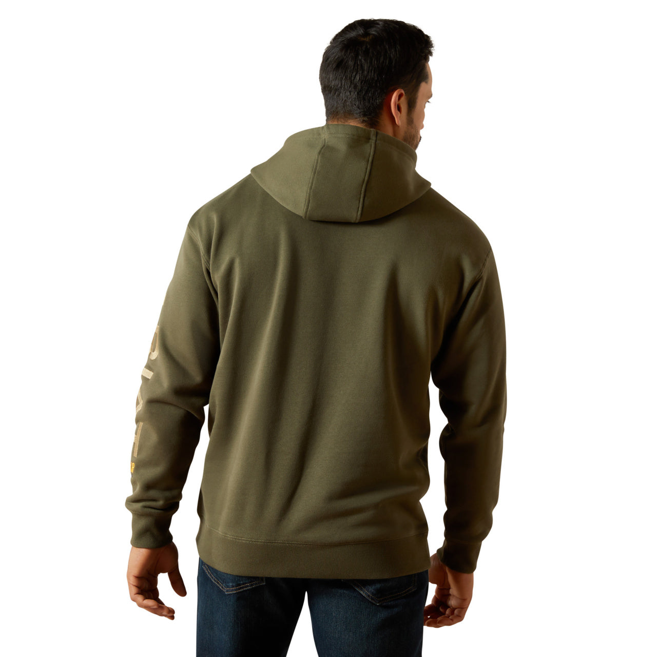 Ariat Men's Rebar Dried Herb Green Graphic Hoodie 10062544