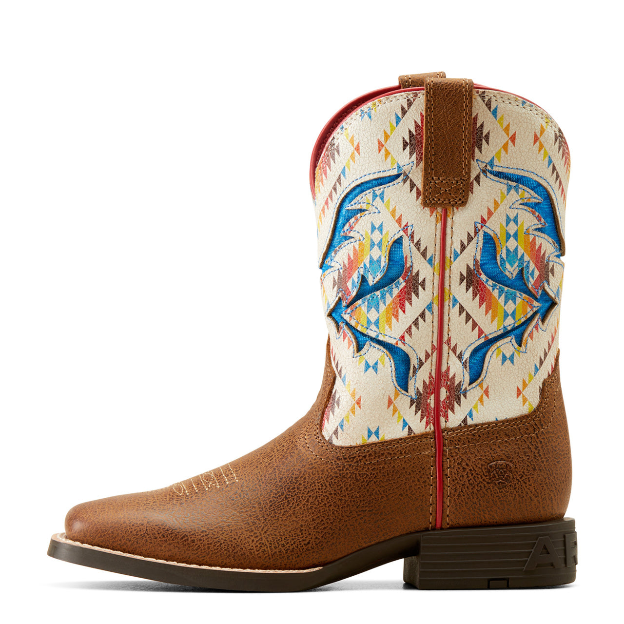 Ariat Youth San Angelo Aztec Toasty Tan Western Boot 10050882