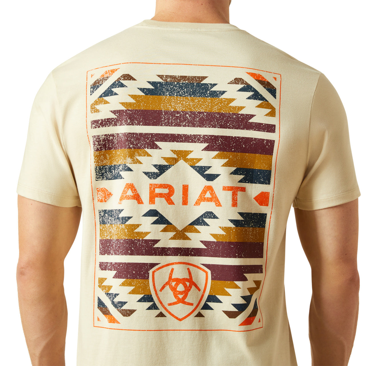 Ariat Men's Tapaz Zapoteco Graphic Natural White T-Shirt 10062416