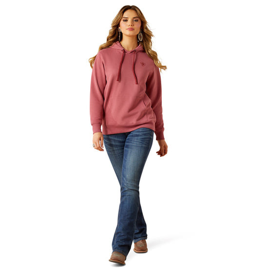 Ariat Ladies Logo 2.0 Mauvewood Hoodie 10062273