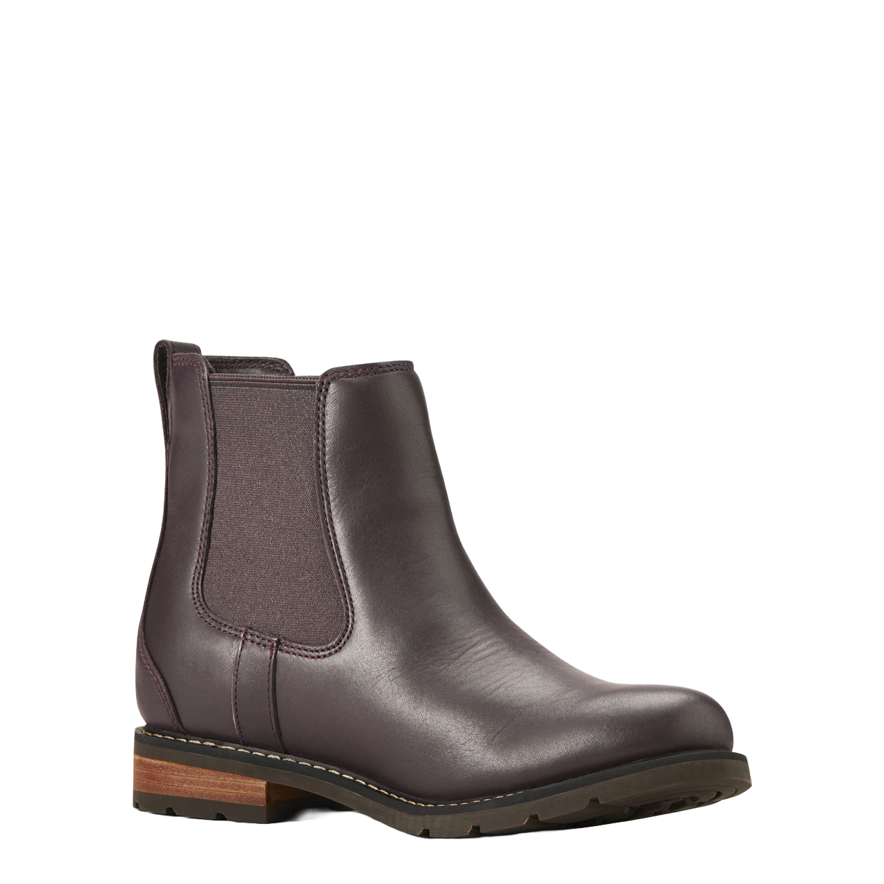 Ariat Ladies Wexford Waterproof Chelsea Cordovan Boot 10024996