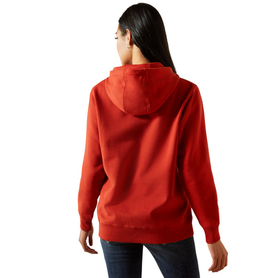 Ariat Ladies Logo 2.0 Ketchup Red Hoodie 10062271