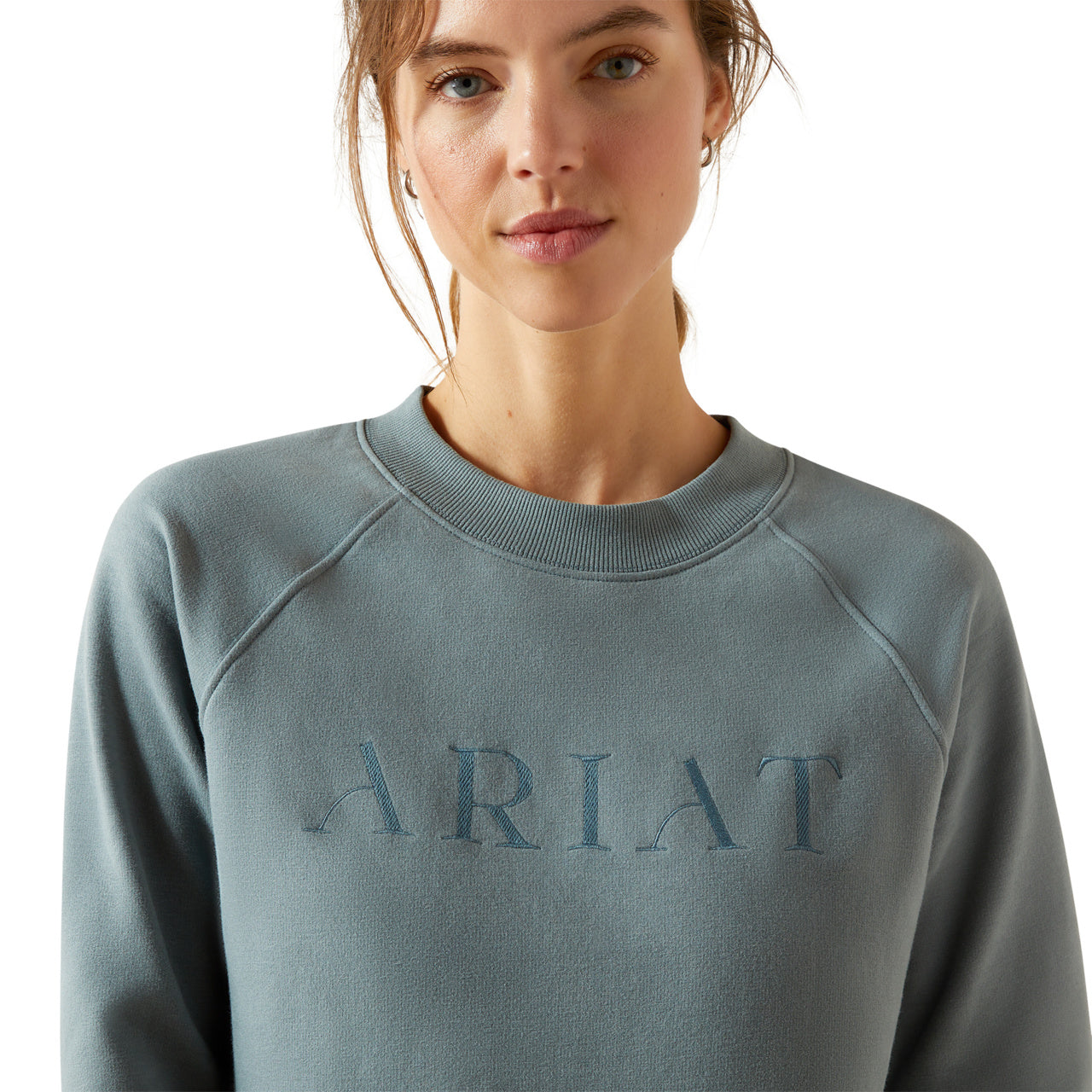 Ariat Ladies Martine Steel Sage Sweatshirt 10062863