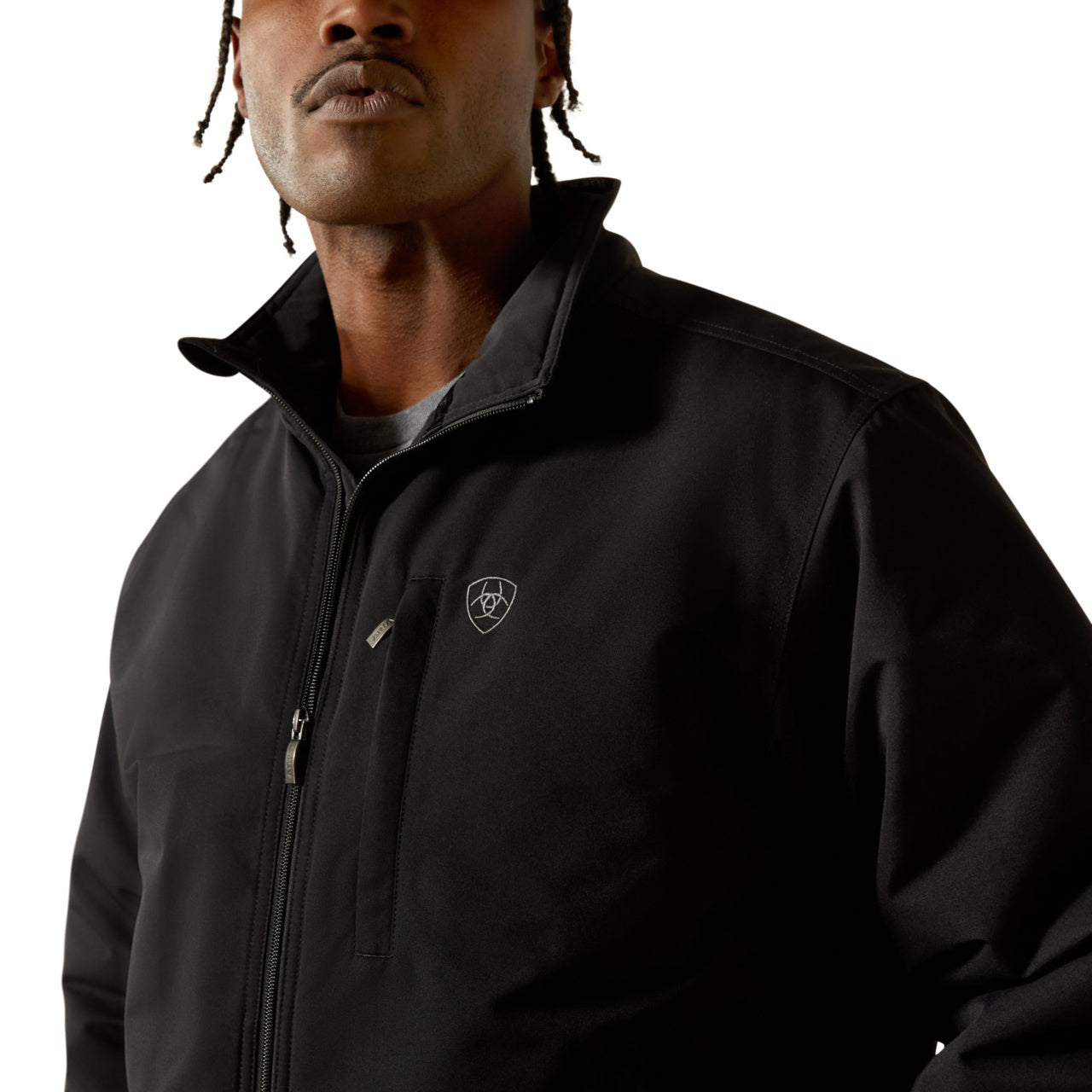 Ariat Men's Field Insulated Black Zip Jacket 10062514