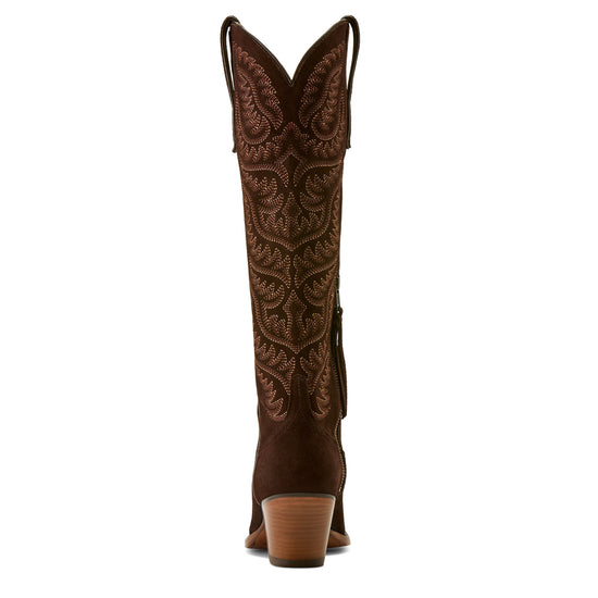 Ariat Ladies Laramie X Toe Suede Western Boot 10063926