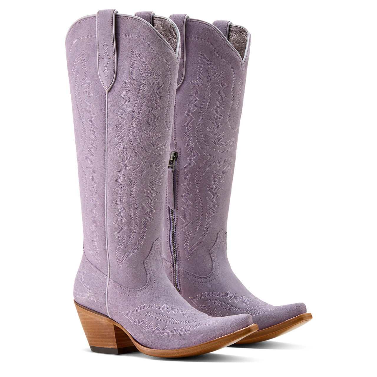 Ariat Ladies Casanova Misty Lavender Suede Western Boot 10063994