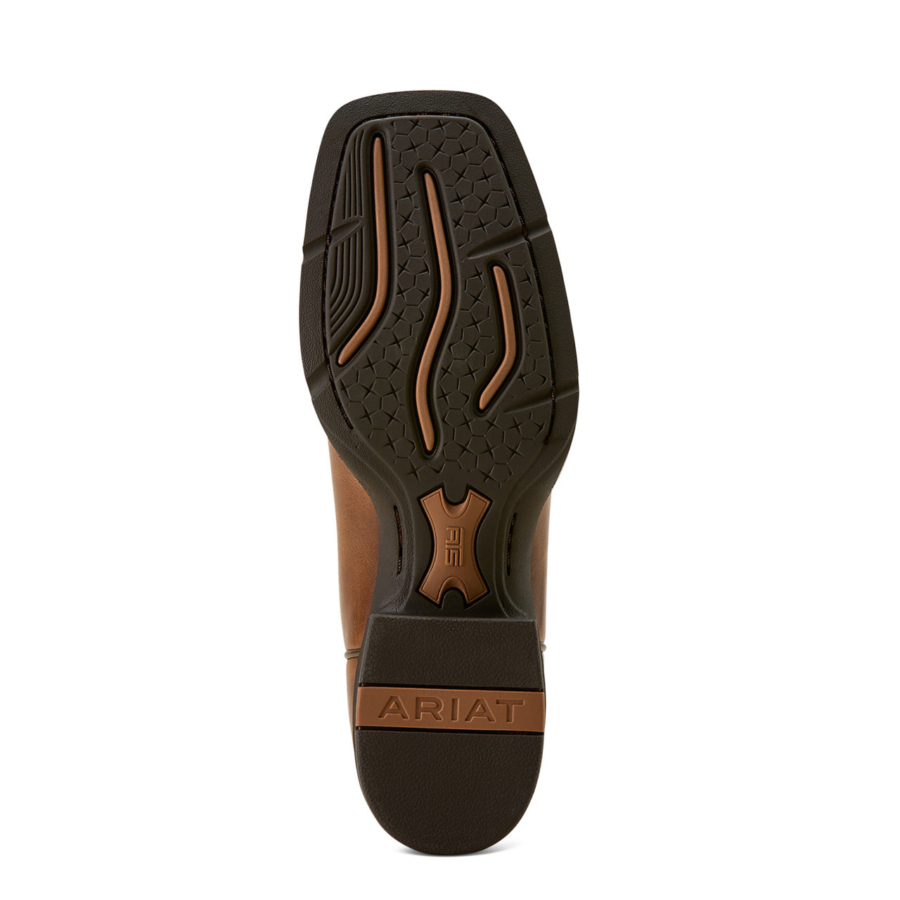 Ariat Ladies Round Up Remuda Aged Tan Embroidered Western Boot 10074322