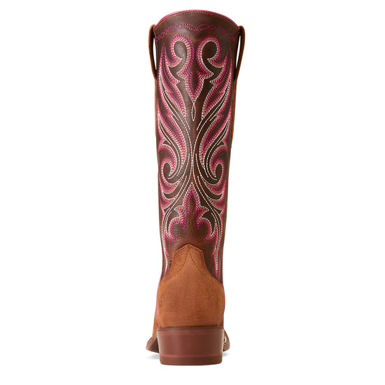 Ariat Ladies Futurity Terracotta Roughout Tall Western Boot 10047044