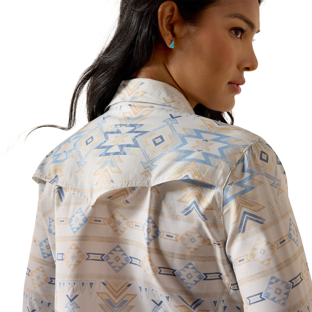 Ariat Ladies Southwest Aztec Graphic VentTEK Button Down Shirt 10071065