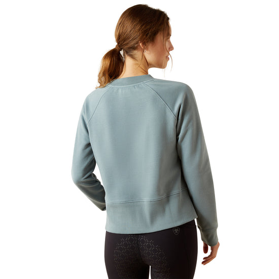 Ariat Ladies Martine Steel Sage Sweatshirt 10062863