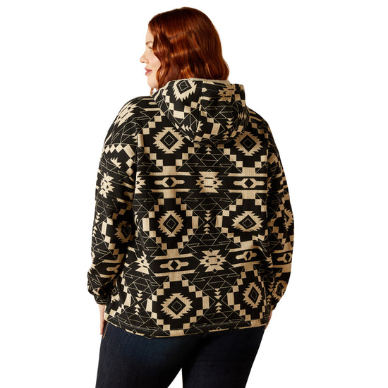 Ariat Ladies Essential Black Southwest Print Hoodie 10062312