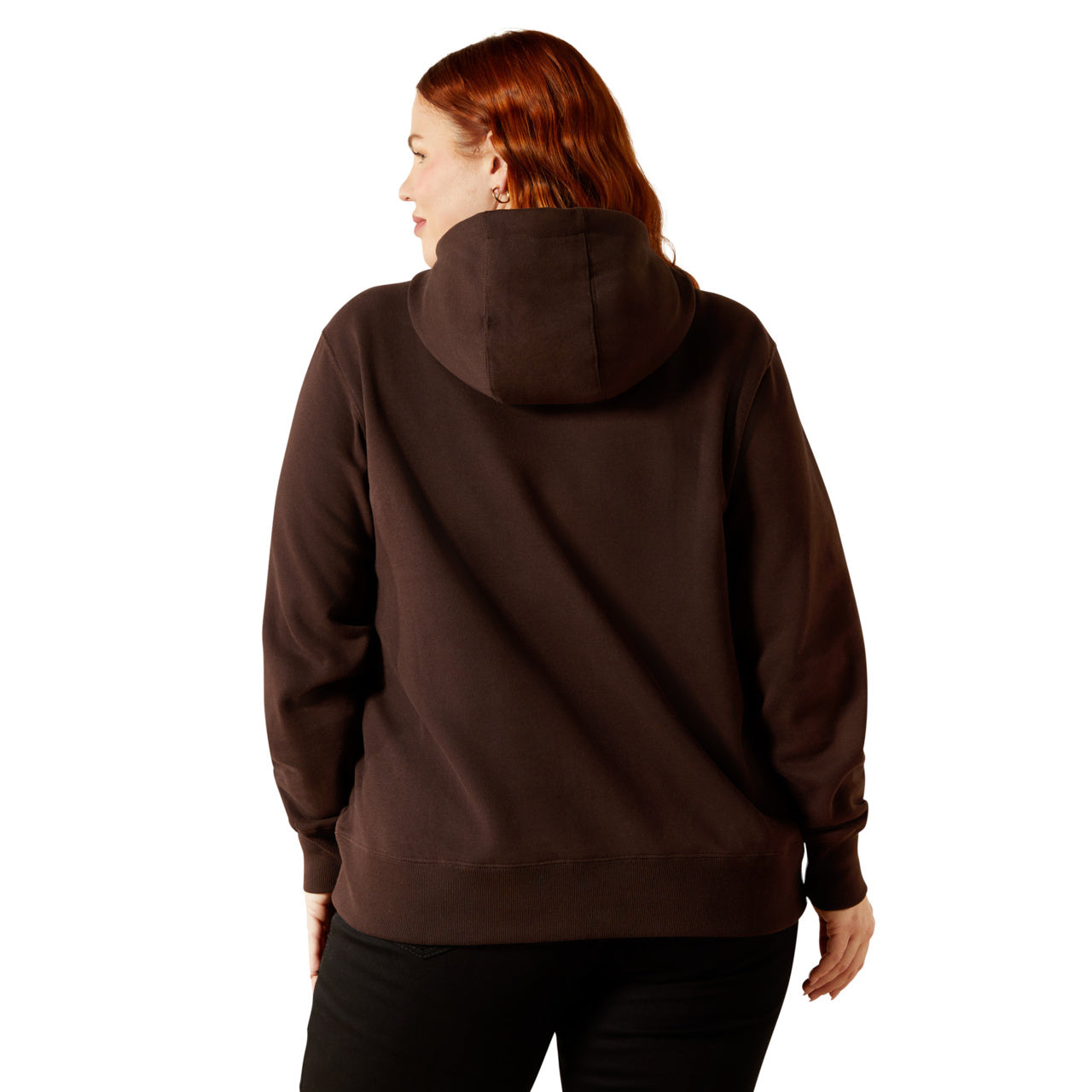 Ariat Ladies Stitch Mole Brown Fleece Hoodie 10062313