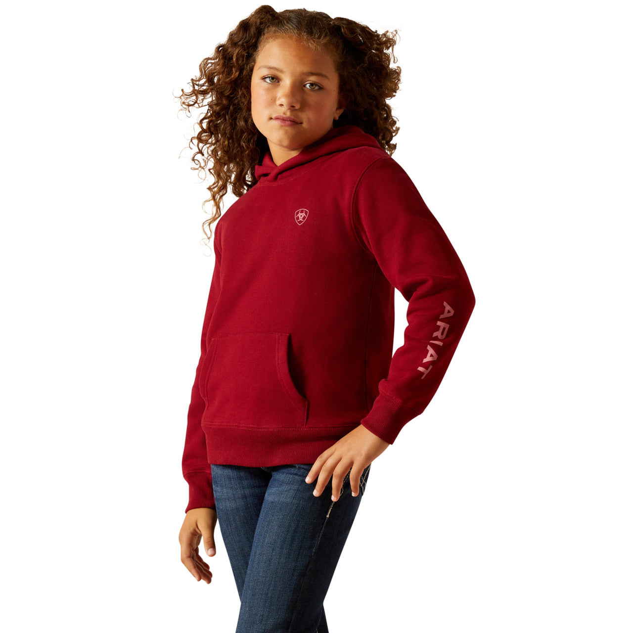Ariat Youth Girl's 2.0 Hood Biking Red Hoodie 10062287