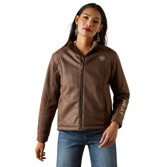 Ariat Ladies New Team Softshell 2.0 Faux Leather Jacket 10062795