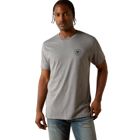 Ariat Men's Iron Ranch Arch Graphite Heather T-Shirt 10062413