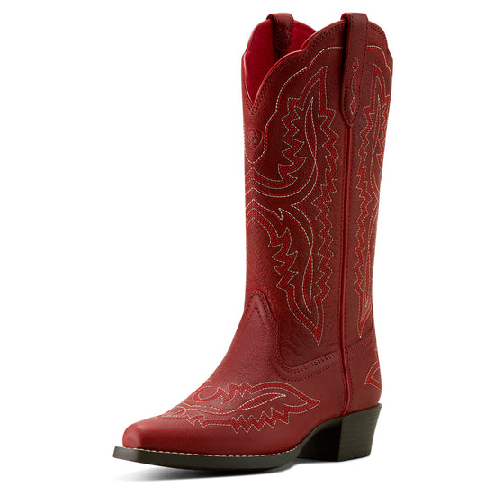 Ariat Girl's Casanova D Toe Chili Red Western Boots 10063928