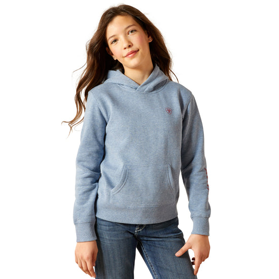 Ariat Youth Girl's 2.0 Vintage Indigo Heather Hoodie 10065824