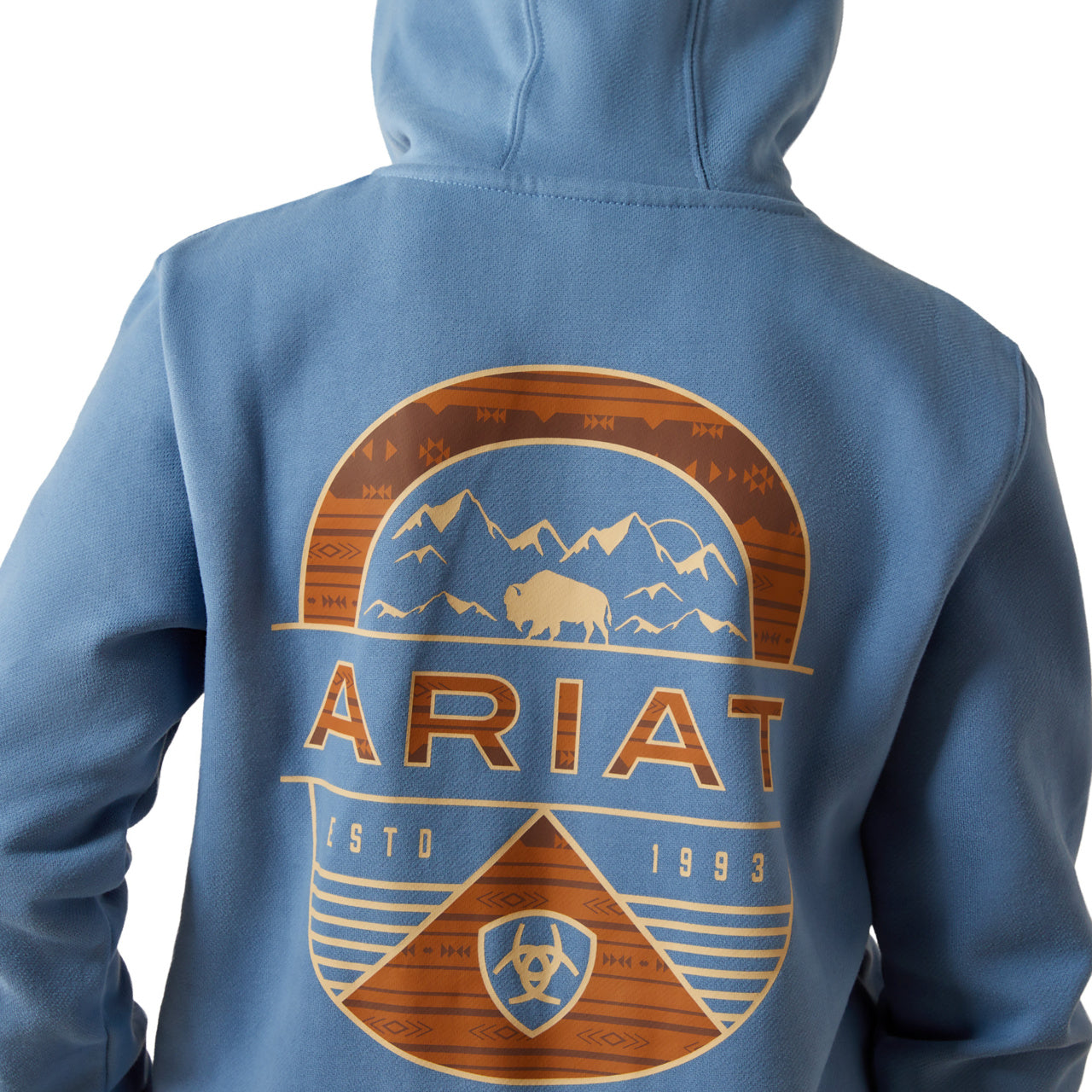 Ariat Youth Boy's Sun Valley Circle Coronet Blue Hoodie 10062463