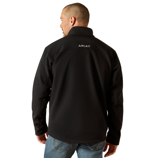 Ariat Men's Vernon Black Zip Softshell Jacket 10062596
