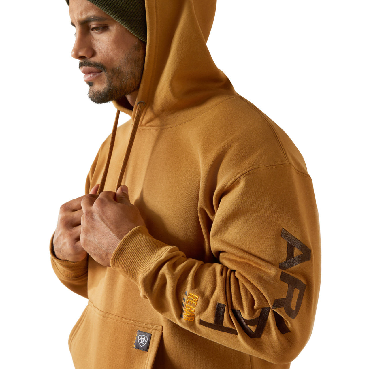 Ariat Men's Rebar Tan Graphic Hoodie 10062543