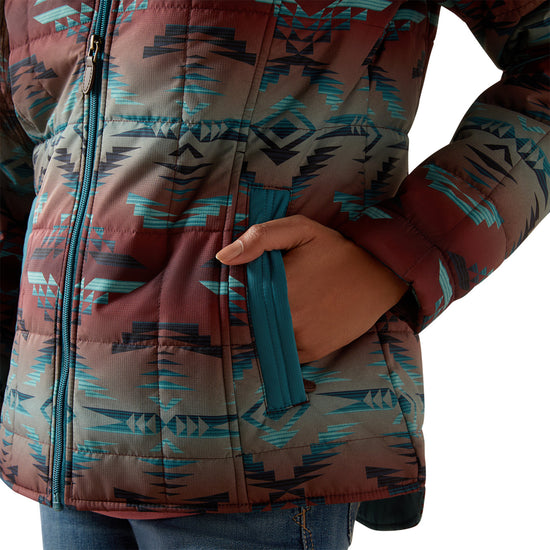 Ariat Ladies Crius Dragonfly Blanket Print Insulated Jacket 10062549