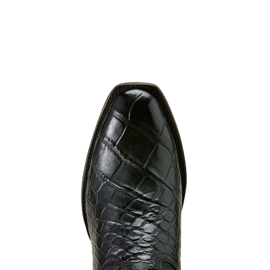 Ariat Men's Willie American Alligator Black Western Boots 10072356