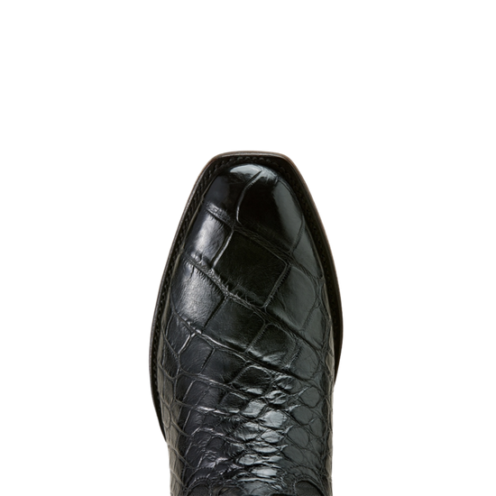 Ariat Men's Willie American Alligator Black Western Boots 10072356