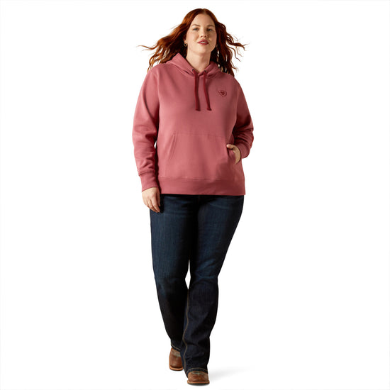 Ariat Ladies Logo 2.0 Mauvewood Hoodie 10062273