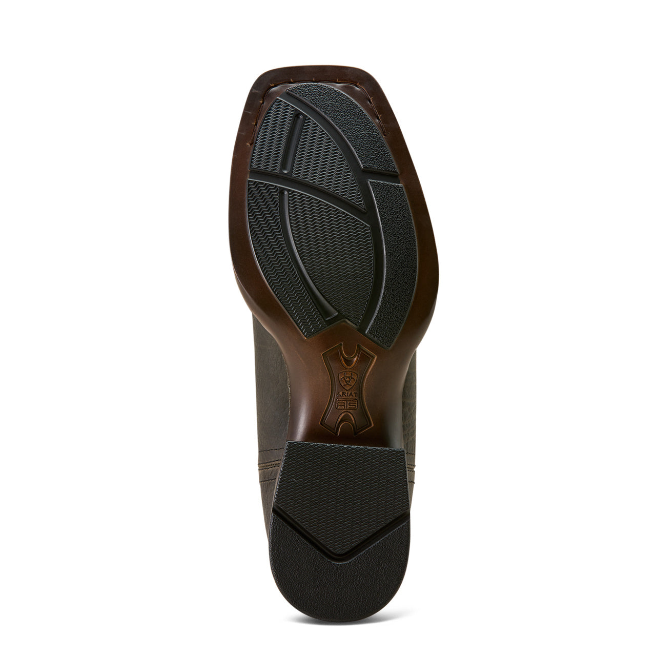 Ariat Men's Booker Hippo Print Charcoal Grey Western Ankle Boot 10074164