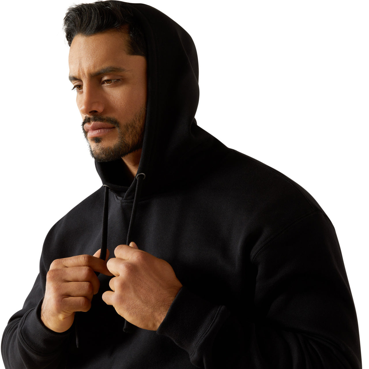 Ariat Men's Rebar Workman Bare Knuckle Black Hoodie 10062715