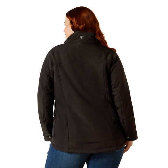 Ariat Ladies Black Berber Back Snap Softshell Jacket 10062258