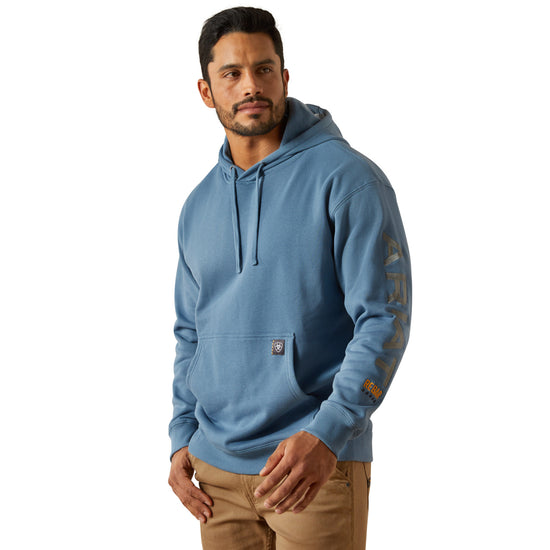 Ariat Men's Rebar Bluestone Graphic Hoodie 10062545