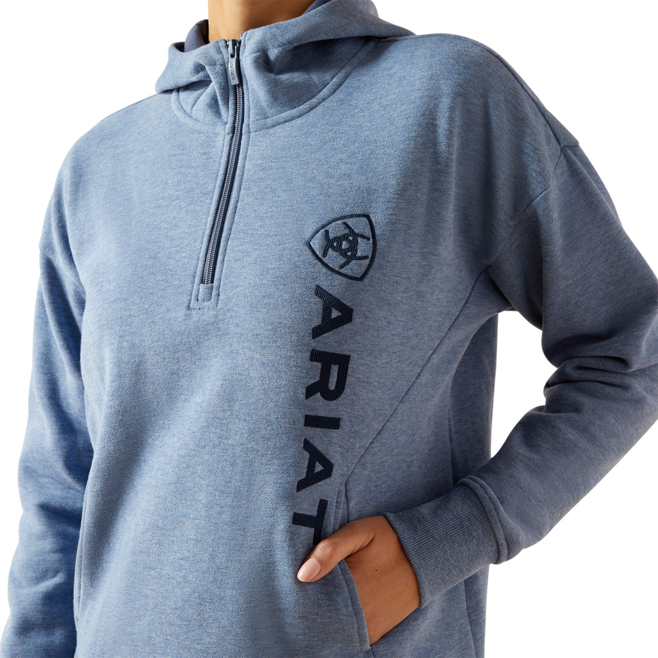 Ariat Ladies Rabere 2.0 China Blue Heather Hoodie 10062364