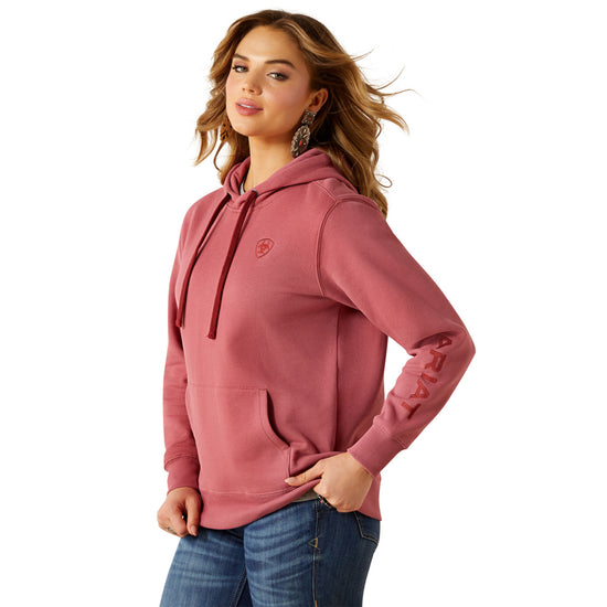Ariat Ladies Logo 2.0 Mauvewood Hoodie 10062273
