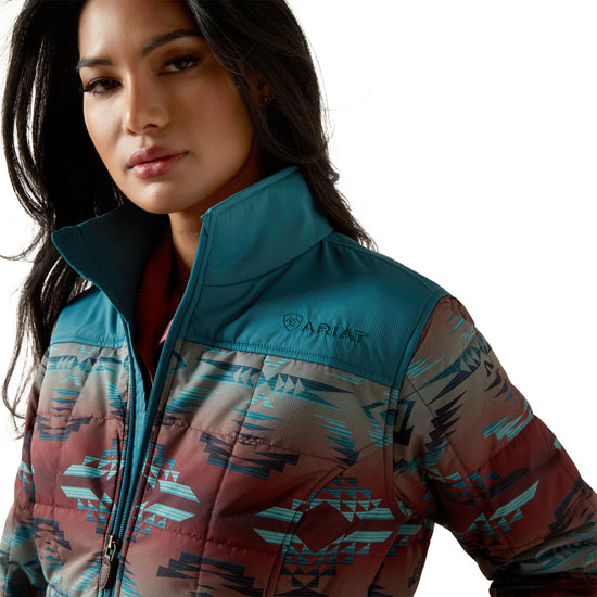 Ariat Ladies Crius Dragonfly Blanket Print Insulated Jacket 10062549
