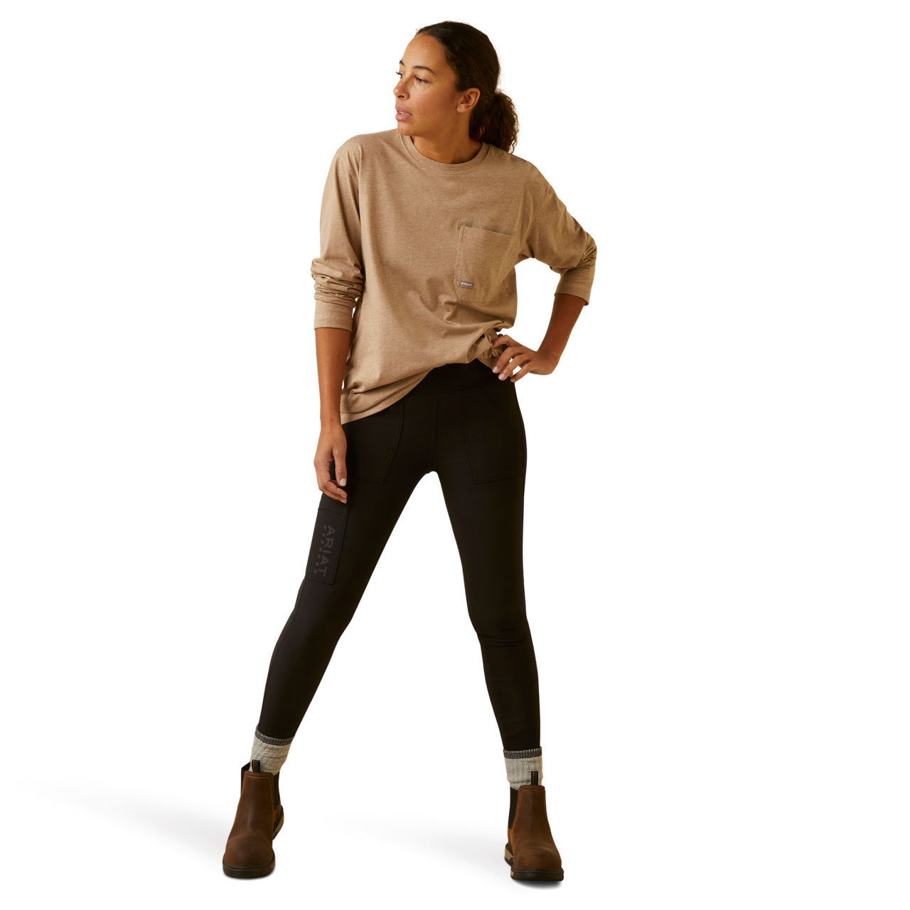 Ariat Ladies Rebar Workman Union City Long Sleeve T-Shirt 10046417