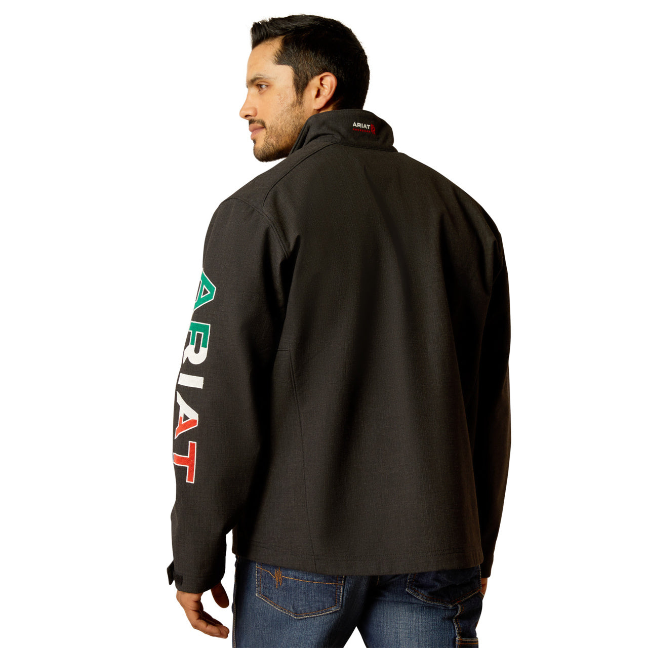 Ariat Men's FR Team Logo Black Mexico Softshell Jacket 10051975