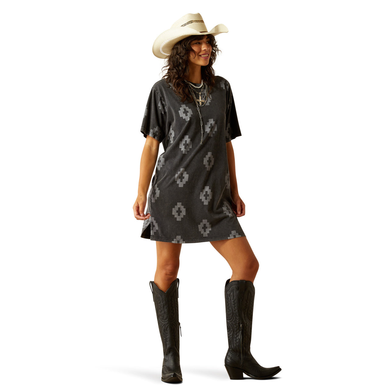 Ariat Ladies Isela Southwest Print Tee Dress 10060380