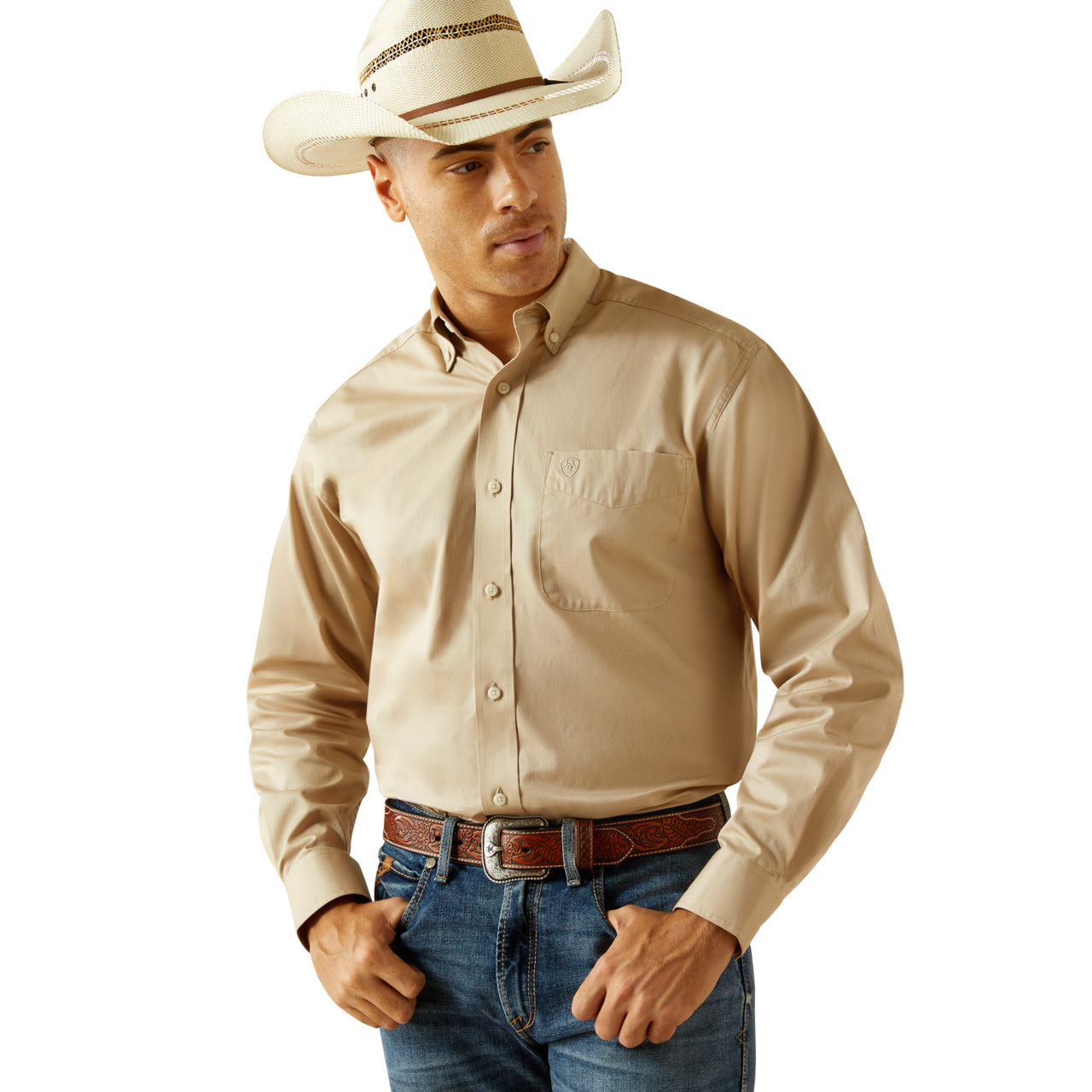 Ariat Men's Lightweight Solid Twill Classic Fit Shirt 10058558