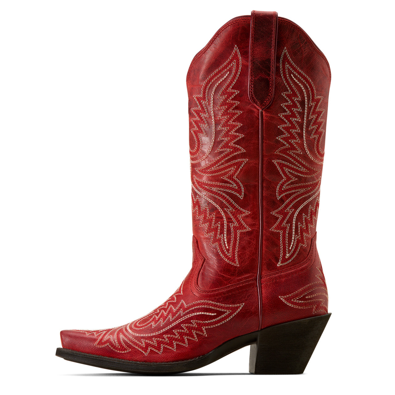 Ariat Ladies Round Up Collins Grenadine Red Western Boot 10074335