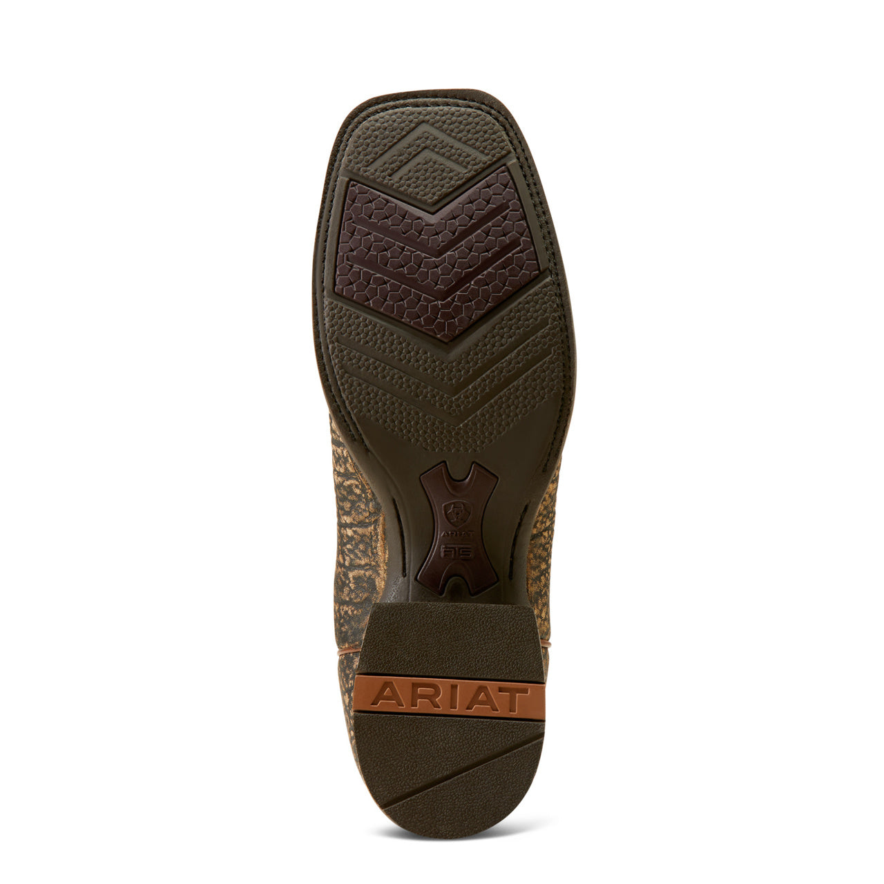 Ariat Men's Cattle Call Muddy Elephant Print Square Toe Boots 10050979