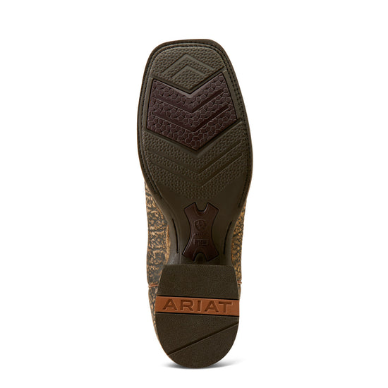 Ariat Men's Cattle Call Muddy Elephant Print Square Toe Boots 10050979