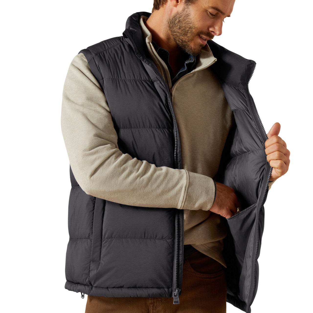 Ariat Men's UltraPuff Down Magnet Blue Vest 10069531