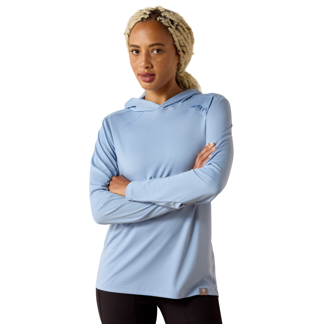 Ariat Ladies Rebar Sunblocker Rain Washed Hooded T-Shirt 10071436 - Wild West Boot Store