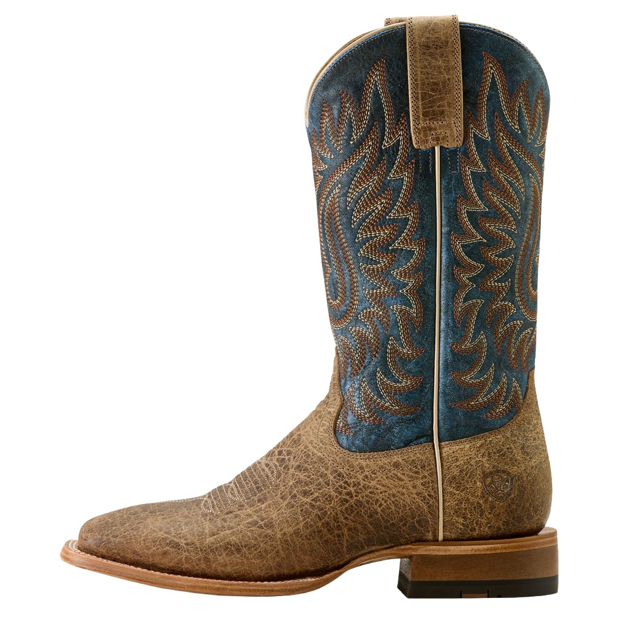 Ariat Men's Gold Point Earth Brown Bison Cowboy Boot 10063779