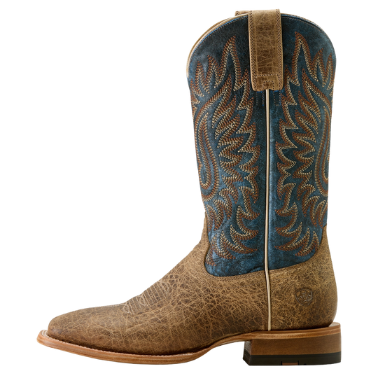 Ariat Men's Gold Point Earth Brown Bison Cowboy Boot 10063779