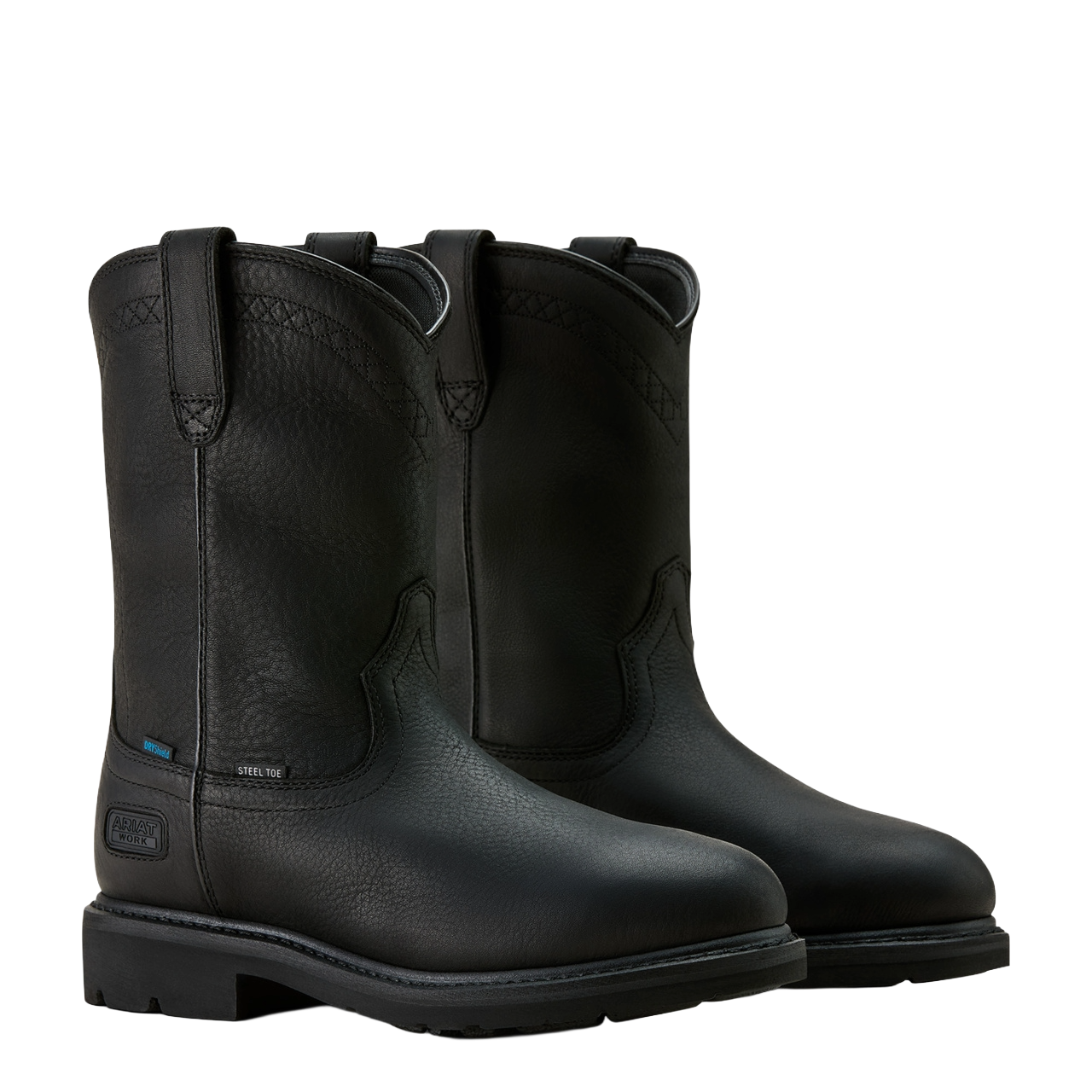 Ariat Men's Sierra Waterproof Steel Toe Black Work Boot 10063833