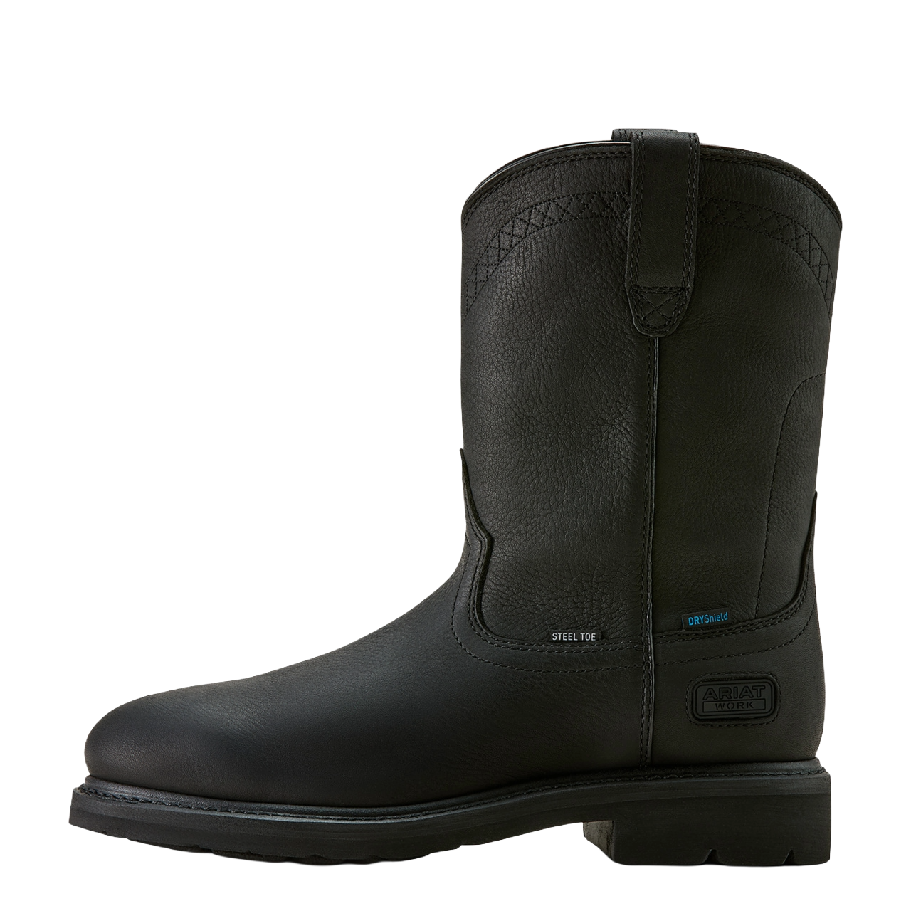 Ariat Men's Sierra Waterproof Steel Toe Black Work Boot 10063833